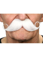 White Sheriff Tache Accessory