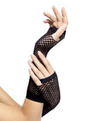 Black Fishnet Gloves Accessory