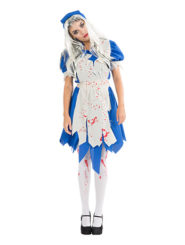 Womens Dark Alice In Wonderland Halloween Costume